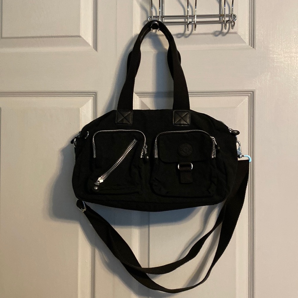 Kipling
Shoulder Bag W Defea W/Key Ring Black Nylon Satchel
